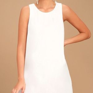 White Shift Dress